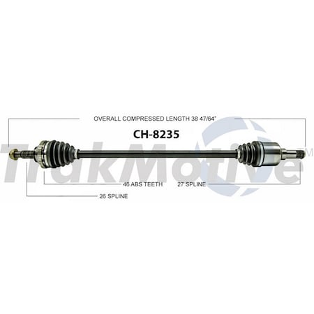 Surtrack Axle Cv Axle Shaft, Ch-8235 CH-8235